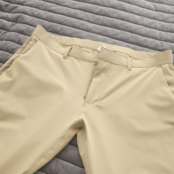 Fabletics Tan Casual Pants. The Only Pant Slim Fit - Picture 2 of 7